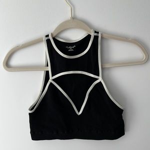 Out From Under (Urban Outfitters) - Black & White Cut Out Bralette I Size Medium